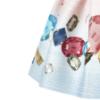 Picture of PRE ORDER Monnalisa Girls Jewel Top & Jewel Skirt Set X 2 - Ivory Blue