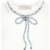 Picture of PRE ORDER Monnalisa Girls Jewel Top & Jewel Skirt Set X 2 - Ivory Blue