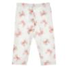 Picture of Monnalisa Bebe Girls Puppy & Bows Legging Set - Ivory Pink