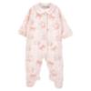 Picture of Monnalisa Bebe Girls Roses & Bows Babygrow - Pink