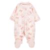 Picture of Monnalisa Bebe Girls Roses & Bows Babygrow - Pink