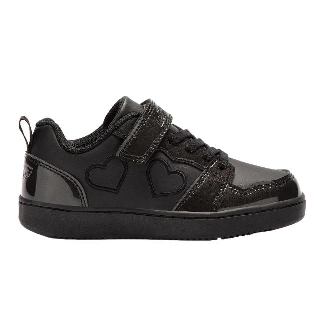 Picture of Lelli Kelly Easy On School Trainer Paris Low  - Black Patent