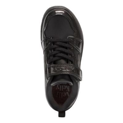Picture of Lelli Kelly Easy On School Trainer Paris Low  - Black Patent