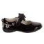 Picture of Lelli Kelly Izzy Girls School Shoe With Detachable Butterfly Bracelets - Black Patent