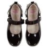 Picture of Lelli Kelly Izzy Girls School Shoe With Detachable Butterfly Bracelets - Black Patent