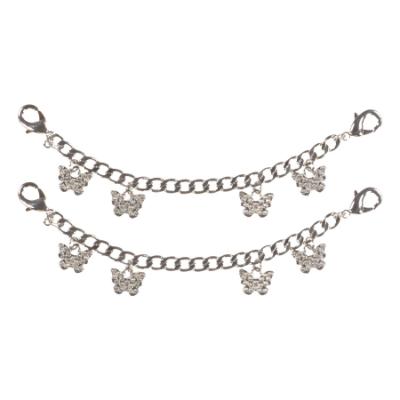 Picture of Lelli Kelly Izzy Girls School Shoe With Detachable Butterfly Bracelets - Black Patent