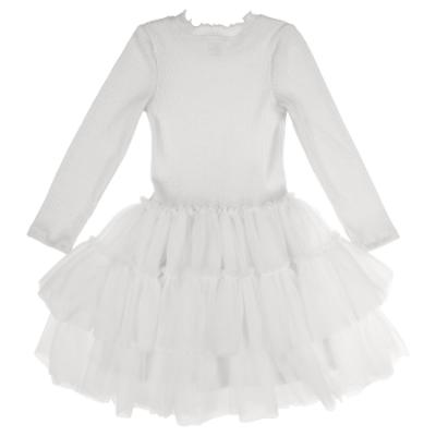 Picture of Jamiks Kids Girls Solka Tulle Dress  - Ivory