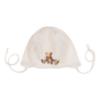 Picture of Jamiks Kids Baby Boys Homero Teddy Babygrow Hat Swaddle Bib Velour Set X 4 - Ivory Pale Blue