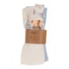 Picture of Jamiks Kids Baby Boys Homero Teddy Organic Muslin Gift Set X 2 - Pale Blue