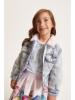 Picture of Monnalisa Girls Jewel Denim Jacket - Blue Pink
