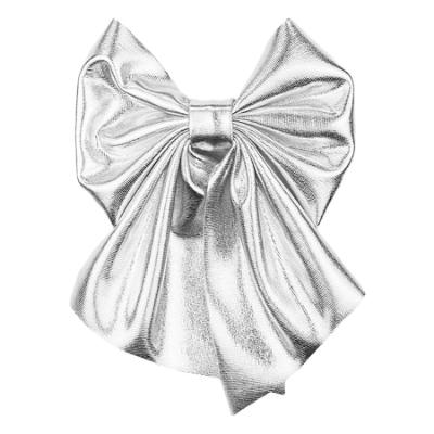 Picture of PRE ORDER Daga Girls Blue Mirage Large Bow Hairclip - Silver
