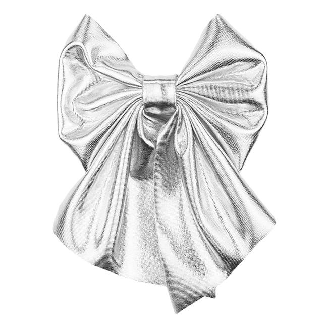 Picture of PRE ORDER Daga Girls Blue Mirage Large Bow Hairclip - Silver