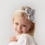 Picture of Daga Girls Blue Mirage Large Flower Headband - Silver