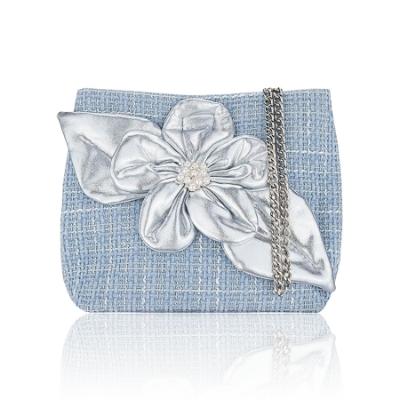 Picture of PRE ORDER Daga Girls Blue Mirage Crossbody Bag - Blue Silver