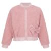 Picture of PRE ORDER Daga Girls Fluffy Chic Jacket Shorts Top Set X 3 - Dark Pink