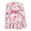 Picture of PRE ORDER Daga Girls Magical Surprises Ruffle Dress  - Pink Red Silver