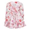 Picture of PRE ORDER Daga Girls Magical Surprises Ruffle Dress  - Pink Red Silver