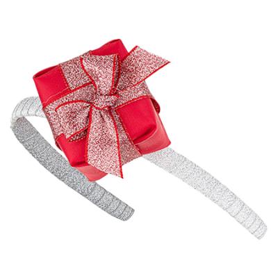 Picture of PRE ORDER Daga Girls Magical Surprises Large Gift Headband - Red Silver