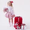 Picture of PRE ORDER Daga Girls Magical Surprises Blouse & Skirt Set X 2  - White Pink Red
