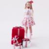 Picture of PRE ORDER Daga Girls Magical Surprises Blouse & Skirt Set X 2  - White Pink Red