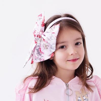 Picture of PRE ORDER Daga Girls Magical Surprises Large Bow Headband - Pink Red