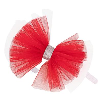 Picture of PRE ORDER Daga Girls Magical Surprises Tulle Bow Headband - Red