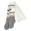 Picture of PRE ORDER Monnalisa Girls Teddy Tights - Ivory Beige Grey