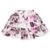Picture of PRE ORDER Daga Girls Fashion Street Applique Top & Skirt Set X 2 - Ivory Burgundy