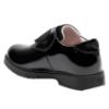 Picture of PRE ORDER Lelli Kelly Ellie Girls Easy On School Shoe With 3 Trims - Black Patent