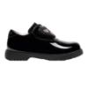 Picture of PRE ORDER Lelli Kelly Eloise Heart Girls Easy On School Shoe With 3 Trims - Black Patent