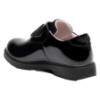 Picture of PRE ORDER Lelli Kelly Eloise Heart Girls Easy On School Shoe With 3 Trims - Black Patent