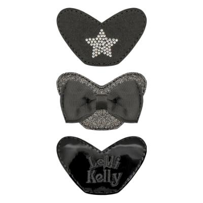 Picture of PRE ORDER Lelli Kelly Eden Star Girls Easy On School Shoe With 3 Trims - Black Patent