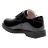Picture of PRE ORDER Lelli Kelly Eden Star Girls Easy On School Shoe With 3 Trims - Black Patent