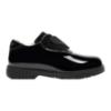Picture of PRE ORDER Lelli Kelly Eden Star Girls Easy On School Shoe With 3 Trims - Black Patent