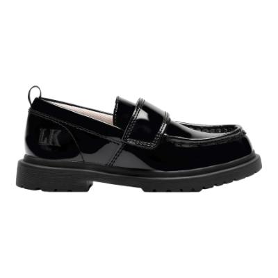 Picture of PRE ORDER Lelli Kelly Miss LK Camilla School Loafer Shoe - Black Patent