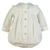 Picture of PRE ORDER Miranda Baby Boys Romper & Bonnet Set X 2 - Ivory Blue