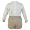 Picture of PRE ORDER Miranda Baby Boys Blouse & Pants Set X 2 - Ivory Beige
