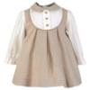 Picture of PRE ORDER Miranda Baby Girls One Piece Dress - Ivory Beige