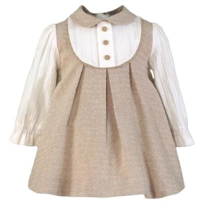 Picture of PRE ORDER Miranda Baby Girls One Piece Dress - Ivory Beige