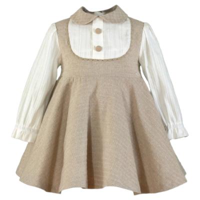 Picture of PRE ORDER Miranda Girls One Piece Dress - Ivory Beige