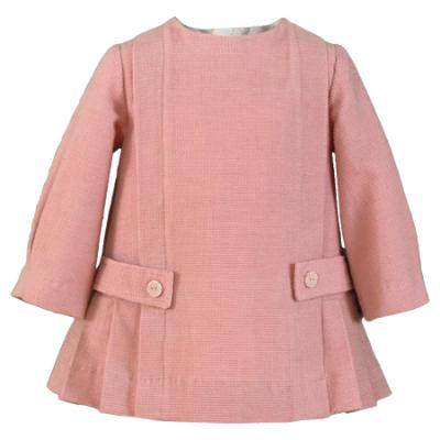 Picture of PRE ORDER Miranda Baby Girls Pleated Dress - Dark Pink