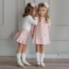 Picture of PRE ORDER Miranda Girls Pleated Skirt Set X 2 - Ivory Dark Pink