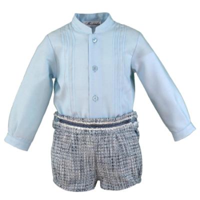 Picture of PRE ORDER Miranda Baby Boys Blouse & Pants Set X 2 - Blue Navy
