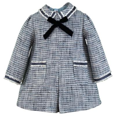 Picture of PRE ORDER Miranda Baby Girls Woven A Line Dress - Blue Navy