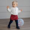 Picture of PRE ORDER Miranda Baby Boys Blouse & Check Pants Set X 2 - Red