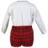 Picture of PRE ORDER Miranda Baby Boys Blouse & Check Pants Set X 2 - Red