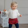 Picture of PRE ORDER Miranda Baby Boys Blouse & Check Pants Set X 2 - Red