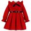 Picture of Miranda Girls Frill Bodice Dress With Belt - Red Navy