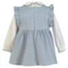 Picture of PRE ORDER Miranda Baby Girls Frill Check Dress With Blouse - Blue