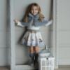 Picture of PRE ORDER Miranda Girls London Graphics Skirt Set - Ivory Grey